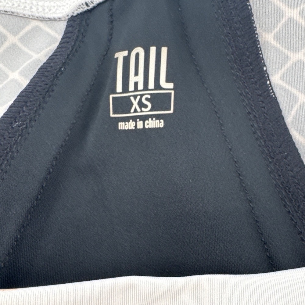 Tail Elanie Women XS Tank Top Black White Diamond Trail UPF 50 Activewear TC2795 - Picture 3 of 8